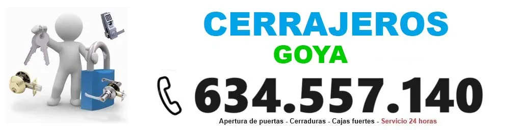 cerrajeros Goya 24 horas